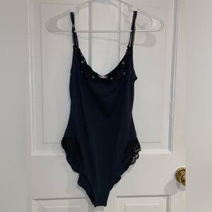 Free people black bodysuit tank top